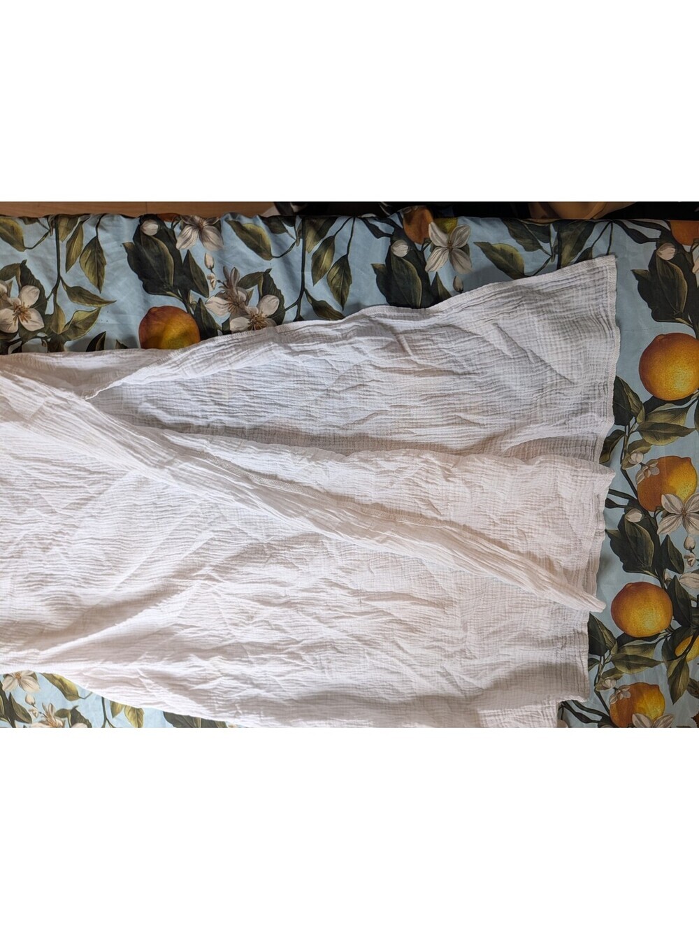 SHEIN White Sheer Linen Cover-Up Halter Dress – Women's Beach Vacation Wear - Picture 6 of 8